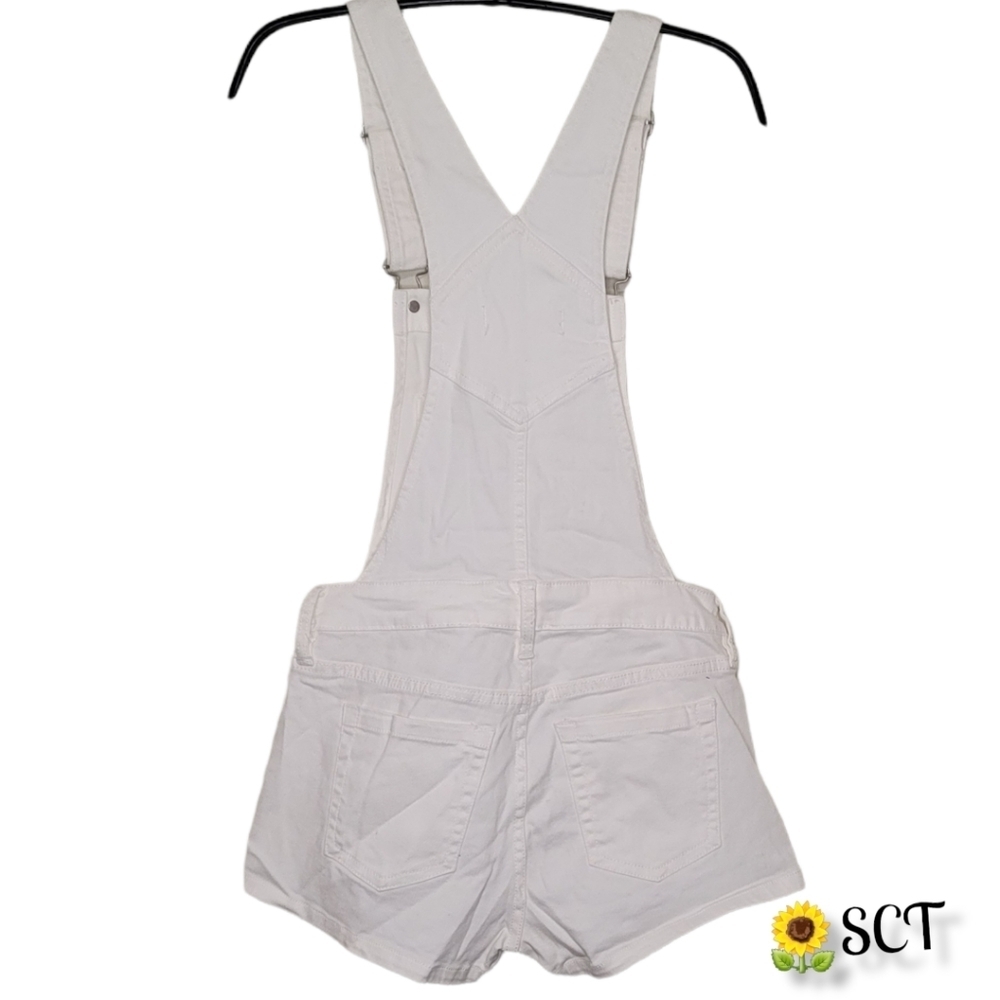 ✨️NWT✨️ PACSUN - White Short Overalls - Picture 2 of 9